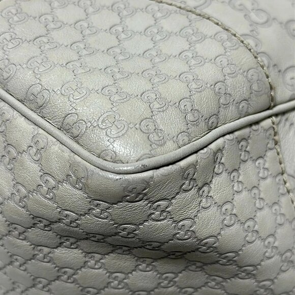 Auth GUCCI Bree 323671 White Leather - Shoulder Bag - Picture 3 of 9